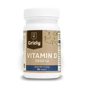 GRIZLY Vitamin D3 2000IU 90 kapszula