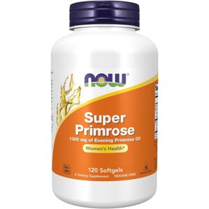 NOW Supplements, Super Primrose 1300 mg természetesen előforduló GLA-val (gamma-linolénsavval), 120 lágygél
