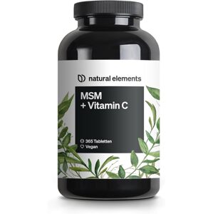 MSM természetes C-vitaminnal - 365 tabletta