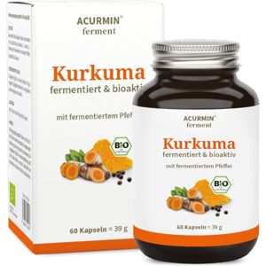 Acurmin Ferment - Fermentált organikus kurkuma kapszula - 1 100 mg, 60 kapszula