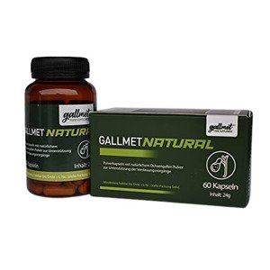 GALLMET-Natural, 60 kapszula epesavakkal