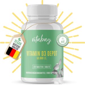 D3-vitamin Depot 50 000 NE, 120 kapszula
