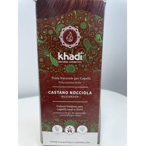 Khadi növényi hajfesték, Castano Nocciola árnyalat, 100g