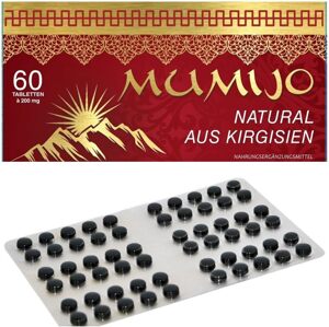MUMIJO 100% természetes - Eredeti Kirgizisztánból (Kirgizisztán) - Múmia (ásványi talaj, Múmia, Mumijo), 60 tabletta
