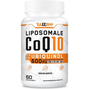 Tuleeshy, Liposzomális CoQ10 Ubiquinol 600 mg adagonként, 60 kapszula