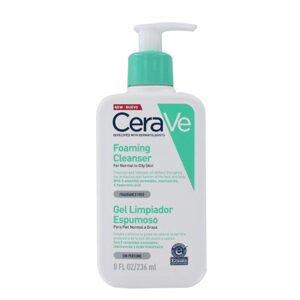 CeraVe - Tisztító habzó gél normál és zsíros bőrre, 236 ml