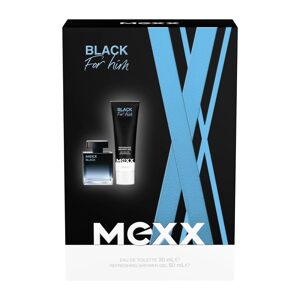 Mexx Black szett férfiaknak Eau de Toilette 30ml és tusfürdő 50ml