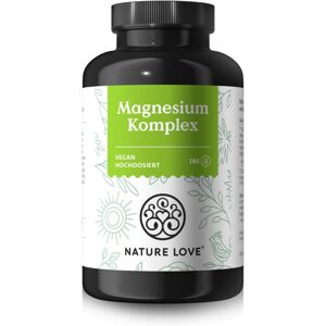 NATURE LOVE®  Magnesium Komplex, 180 kapszula