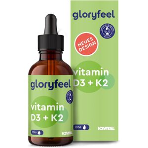 gloryfeel - Vitamin D3 + K2 vitamin csepp 50ml