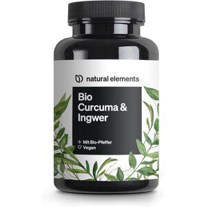 Natural Elements BIO Curcuma & Ingwer 180 kapszula