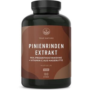 True Nature Pinienrinden Extrakt + Vitaminok C, 180 kapszula