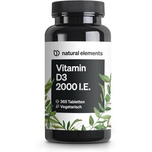 natural elements Vitamin D3 2000 I.E. 365 tabletta