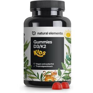natural elements Gummies D3/K2 gyermekek számára - 120 db