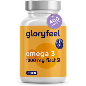 gloryfeel omega 3 - 1000mg halolaj, 400 kapszula