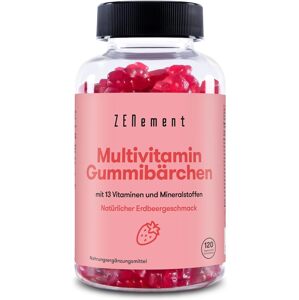 ZENement Multivitamin gumimacik gyerekeknek, 120 darabos csomag, gumicukor 13 vitaminnal és ásványi anyaggal