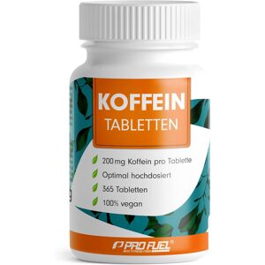 ProFuel, Koffein tabletta - 200 mg koffein tablettánként, 365 tabletta