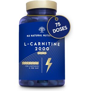 N2 Natural Nutrition Természetes L KARNITIN 2000 mg, 150 kapszula