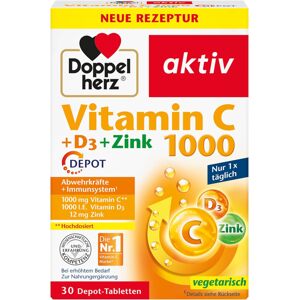 Doppelherz C-vitamin 1000 + D3 + cink, 30 tabletta