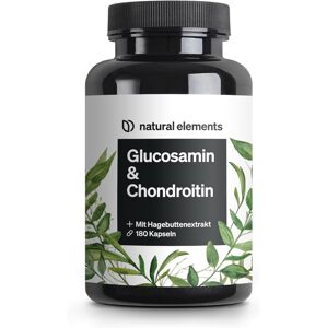 Natural Elements, Glükózamin és kondroitin - 180 kapszula C-vitaminnal