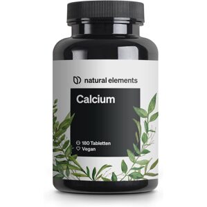 Natural Elements, Kalcium tabletta - 800 mg kalcium kalcium-karbonátból napi adagonként - 180 tabletta