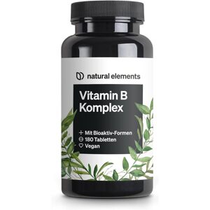 Natural Elements, B-vitamin komplex - 180 tabletta