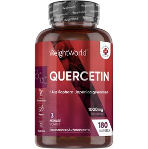 Weightworld Quercetin 500 mg kapszula, 180 vegán kapszula, lejárat: 09/24