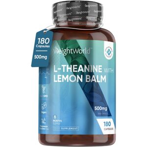 WeigthWorld L-theanin citromfűvel 500mg - 180 vegán kapszula