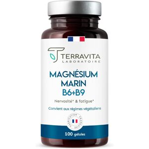 Terravita MARINE MAGNESIUM + B6 B9 vitamin, 100 kapszula