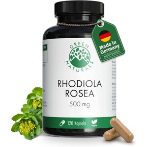 Green Naturals Rhodiola Rosea 500 mg, 120 kapszula