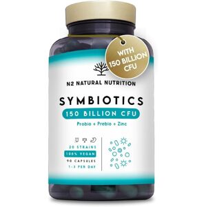N2 Natural Nutrition Szimbiotikumok, 90 kapszula