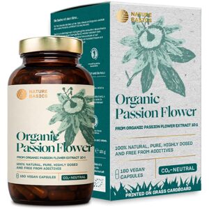 Nature Basics Organic Passionflower, 180 kapszula