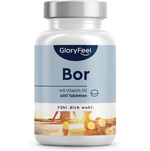 GloryFeel Bór +Vitamin D3, 400 tabletta