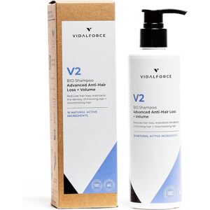 VidalForce természetes sampon hajhullás ellen Bio V2