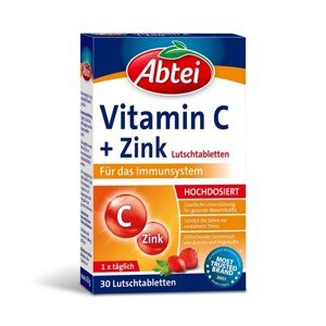 Abtei C-vitamin + cink, 30 pasztilla