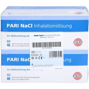 Pari NaCl oldatos inhaláció 2 x 60 db, 2 db-os kiszerelésben