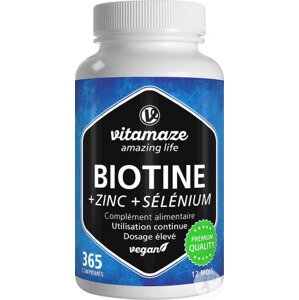 Vitamaze Biotin 250 mg, 365 tabletta, lejárt 11/24