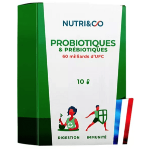 Nutri&Co Probio Pre és Probiotikumok a bélflóráért 10 kapszula
