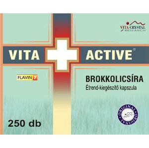 Vita Crystal Vita+Active Brokkolicsíra kapszula 250db