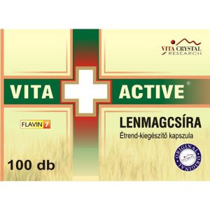 Vita Crystal Vita+Active Lenmagcsíra kapszula 100db