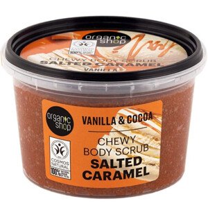 Organic Shop Salted Caramel testradír vaníliával és kakaóval