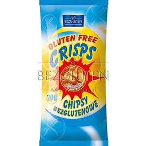 Bezgluten gluténmentes chips paprikás 70 g