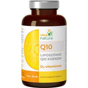 Viva natura liposzómás q10 koenzim d3 vitaminnal étrend kiegészítő kapszula 60 db
