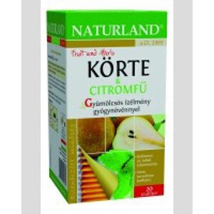 Naturland Gyümölcstea Körte-Citromfű 20 filter