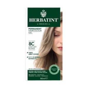 Herbatint 8c világos hamvas szőke tartós növényi hajfesték 150 ml