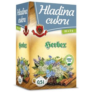 Herbex vércukor szint tea 20x3g 60 g